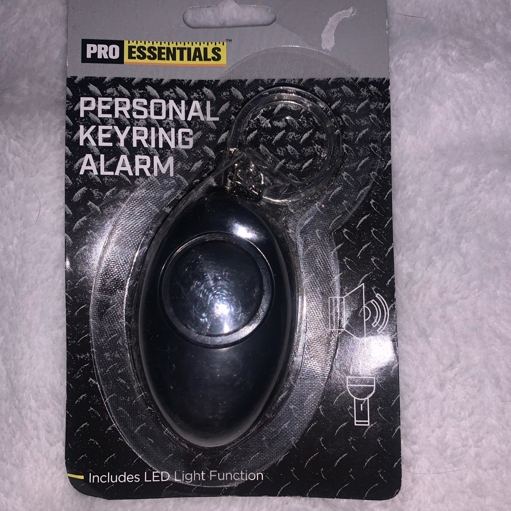 Room Essentials Silver Personal Keyring Alarm